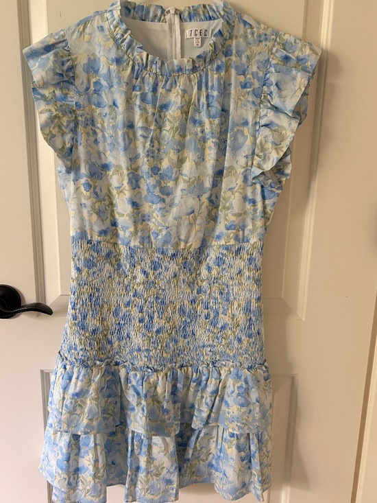 TCEC Dresses & Skirts - T.C.E.C Women's Floral Cocktail Dress with Ruffles Size Medium